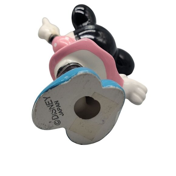 Disney Japan Minnie Mouse Figurine 4" Ceramic Handmade Handpainted Collectible - Picture 16 of 16